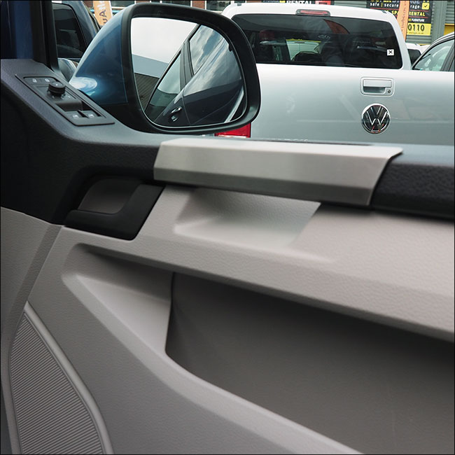 For VW T6 Transporter Gear Surround & Grab Handles Bundle Stainless Steel | Van-X