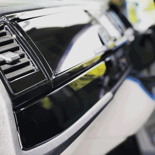 For VW T6 Transporter Lower Dash Styling Trims Comfort Dash Gloss Black Painted and Ready to Fit (Set of 6)