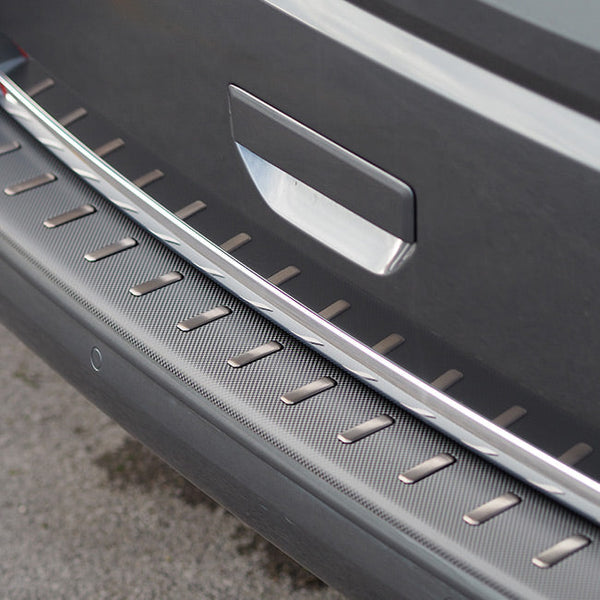 For VW T6.1 Transporter Multivan Rear Bumper Protector (Tailgate Only) Carbon Fibre Film