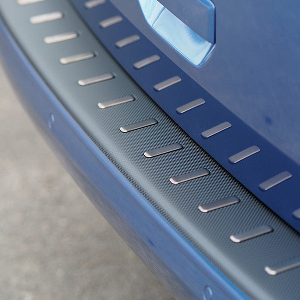 For VW T6.1 Transporter Multivan Rear Bumper Protector (Tailgate Only) Carbon Fibre Film