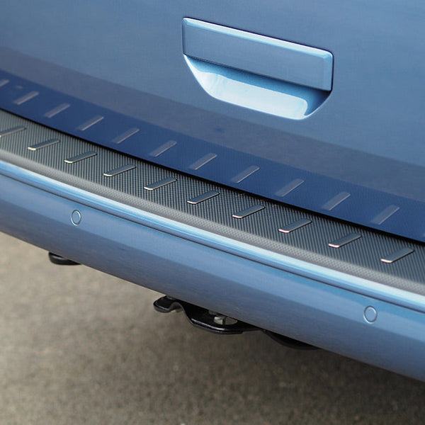 For VW T6 Transporter Multivan Rear Bumper Protector (Tailgate Only) Carbon Fibre Film