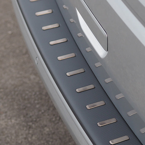 For VW T6.1 Transporter Multivan Rear Bumper Protector (Tailgate Only) Carbon Fibre Film