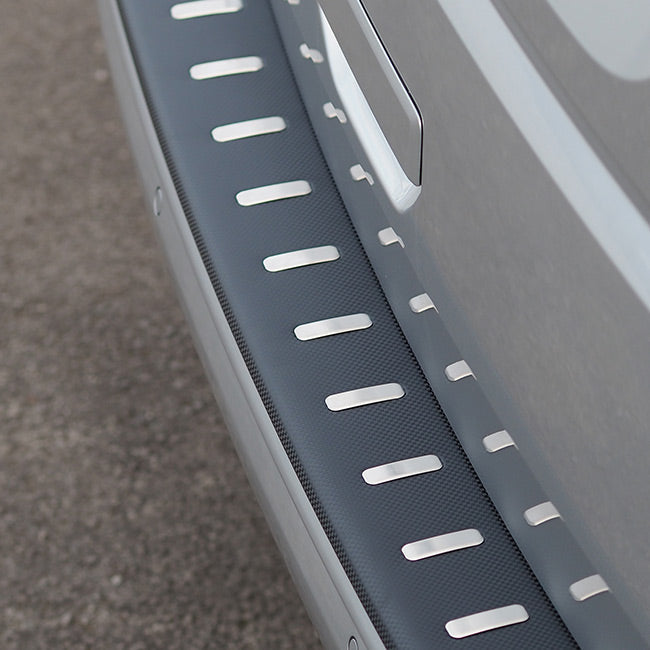 For VW T6 Transporter Multivan Rear Bumper Protector (Tailgate Only) Carbon Fibre Film