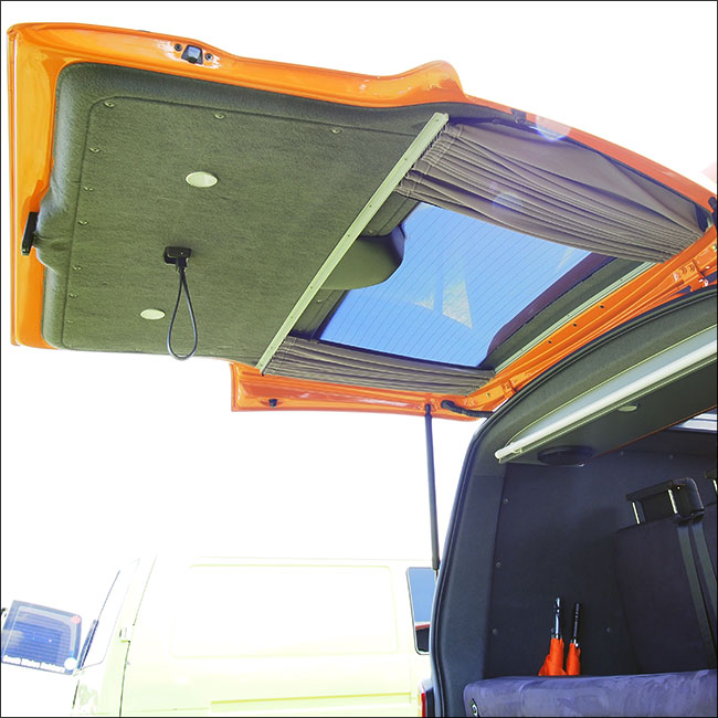 For VW T4 Transporter Van Conversion Premium Curtains - Black/Grey - CREATE YOUR OWN BUNDLE! Van-X