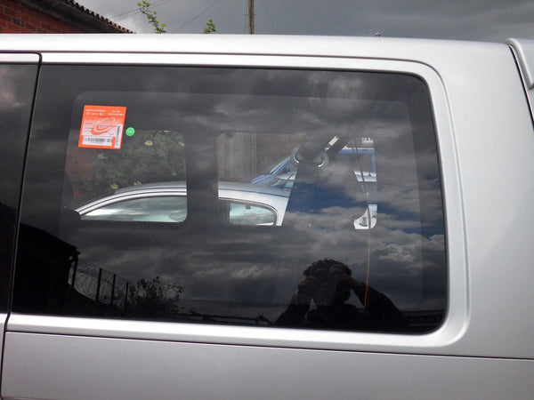 For VW T5 Transporter Rear Quarter Window Swb Smoked Glass | Van-X