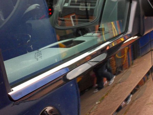 For VW T6 Transporter Stainless Steel Window Sill Trims | Premium Van-X Accessories