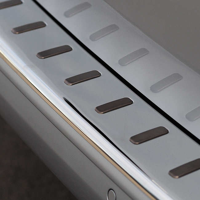 For VW T6 Transporter Multivan Rear Bumper Protector Tailgate Stainless Steel