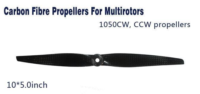 10x50 Propeller Set Carbon Fibre