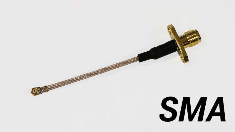 TBS Unify Pro 5G8 Pigtail (U.FL) Adapter (SMA/RP-SMA)