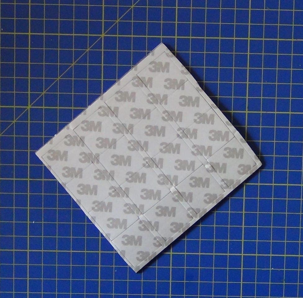 3M Double-Sided Mounting Foam (2.5x2.5x2.5cm, Pack of 16)