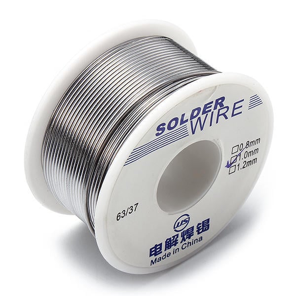100g Tin Lead Soldering Wire Reel (Easy Melt) Solder Rosin Core - 0.8mm