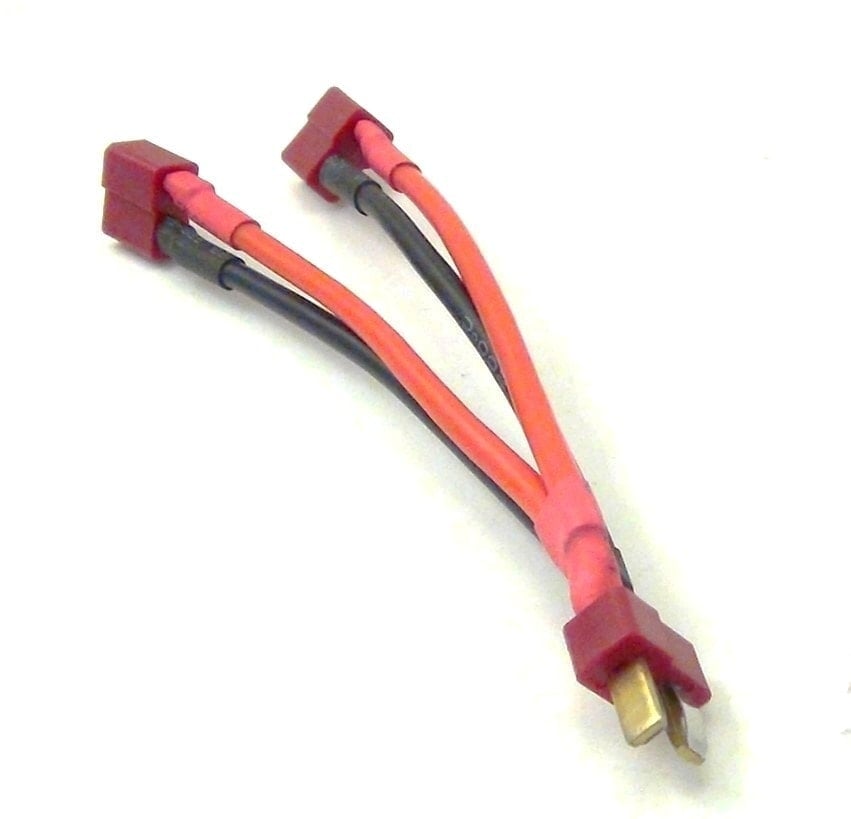T-Shape/Deans Connection Y Cable (1 Male, 2 Female)