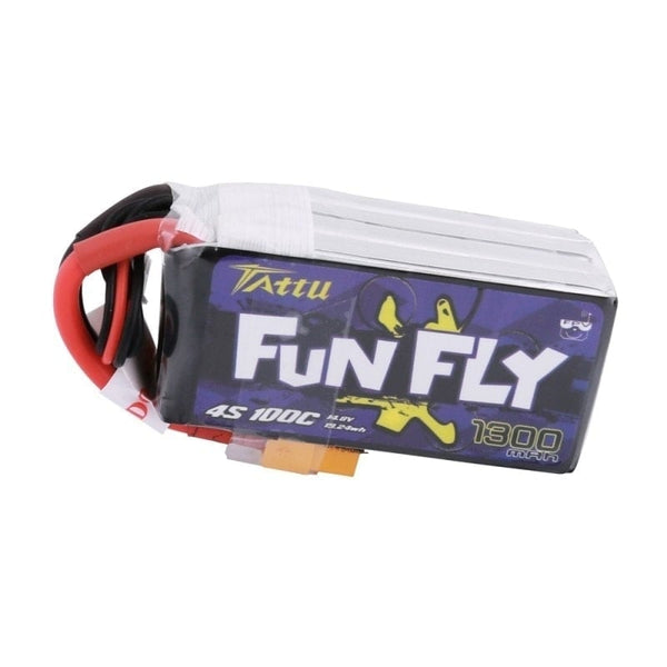 Tattu Funfly Series 1300mAh 14.8V 100C 4S1P Lipo Battery Pack