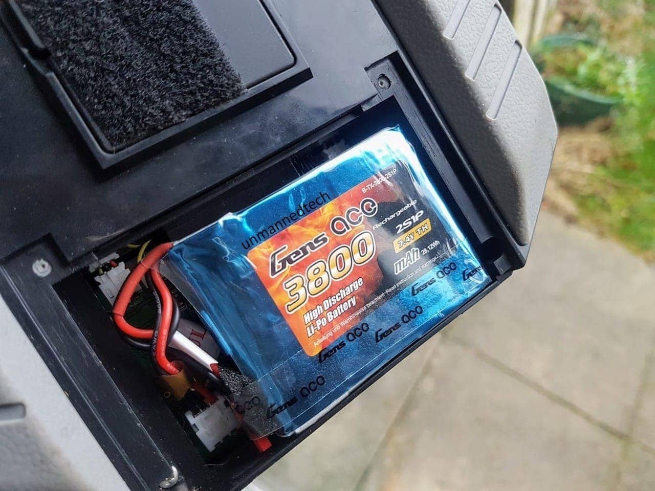 Gens ace 3800mAh 7.4V 2S1P TX Lipo Battery Pack with JST-SYP Plug