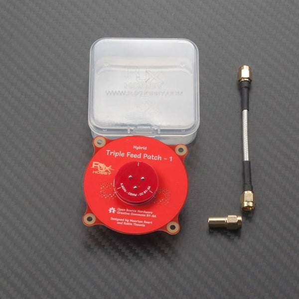 Triple Feed Patch Antenna SMA 9.4db (with 50ohm  dummy load)