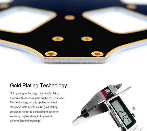 F450 Quadcopter Frame with integrated PDB 450mm Wheelbase for 10" props