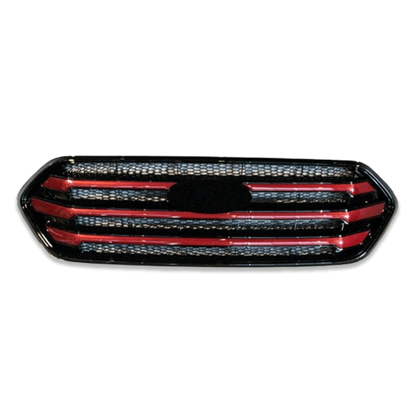 For Ford Transit Custom Front Grille – OEM Style, New Shape, Gloss Black Base – Pre-Painted & Ready to Install