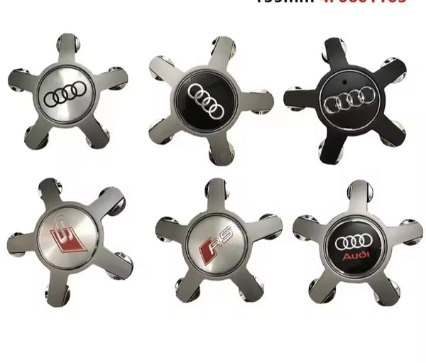 4pcs 135mm Car Wheel Centre Cap Hub Covers Badge logo 4F0601165N For Audi A1 A3 A4 A5 A6 A7 Q3 Q5 Q7 TT B5 B6 B7 8P 8V