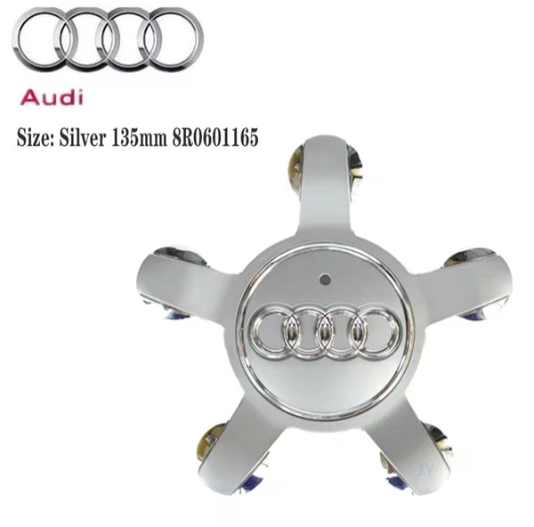 4pcs 135mm Car Wheel Centre Cap Hub Covers Badge logo 4F0601165N For Audi A1 A3 A4 A5 A6 A7 Q3 Q5 Q7 TT B5 B6 B7 8P 8V