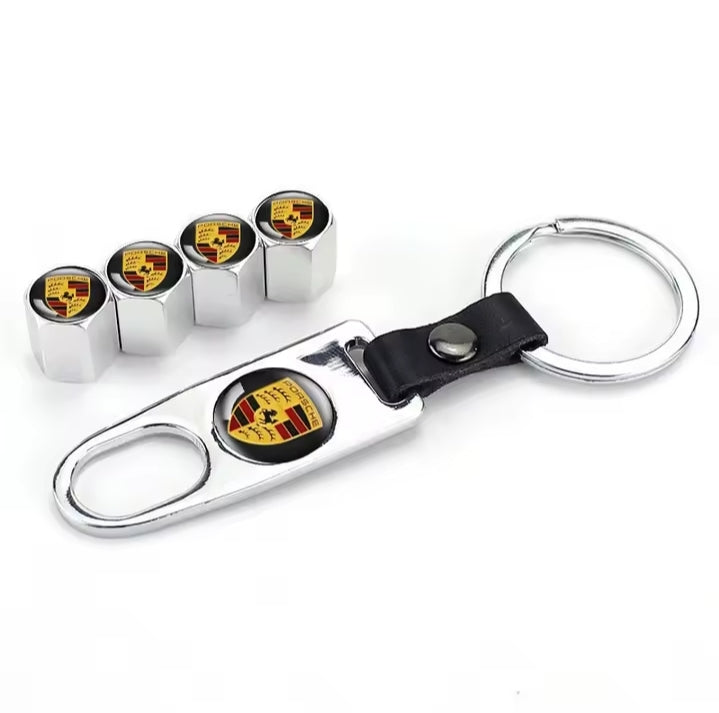 4pcs Car Wheel Tire Air Valve Core Caps Accessories For Porsche