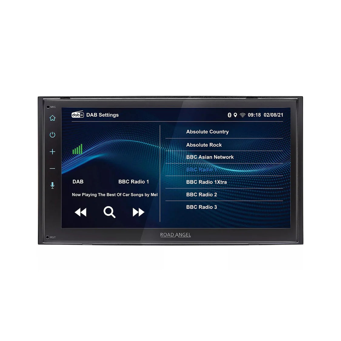 Road Angel RA-X721DAB Car Stereo Apple Car Play & Android Auto 7" Touch Screen Headunit Car Stereo DAB Bluetooth Camera