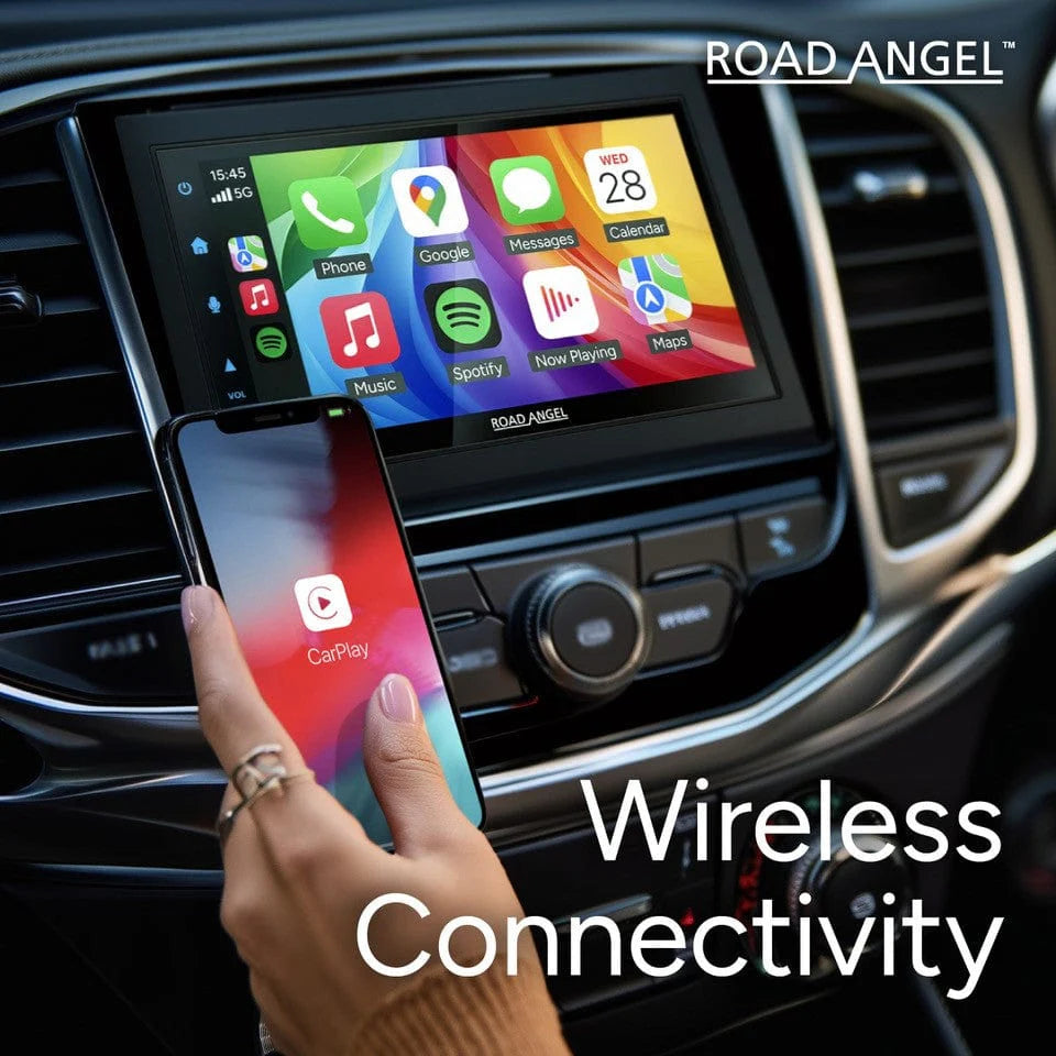 Road Angel RA-X622BT - Car Stereo Head unit 7" Touch Screen Display, Bluetooth, Wireless Android Auto & Apple Car Play