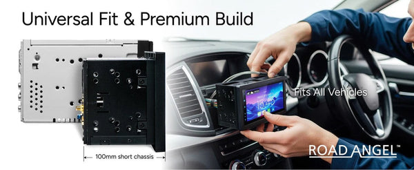 Road Angel RA-X622BT - Car Stereo Head unit 7" Touch Screen Display, Bluetooth, Wireless Android Auto & Apple Car Play