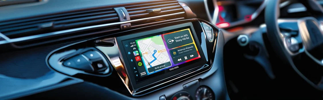 Road Angel RA-X622BT - Car Stereo Head unit 7" Touch Screen Display, Bluetooth, Wireless Android Auto & Apple Car Play