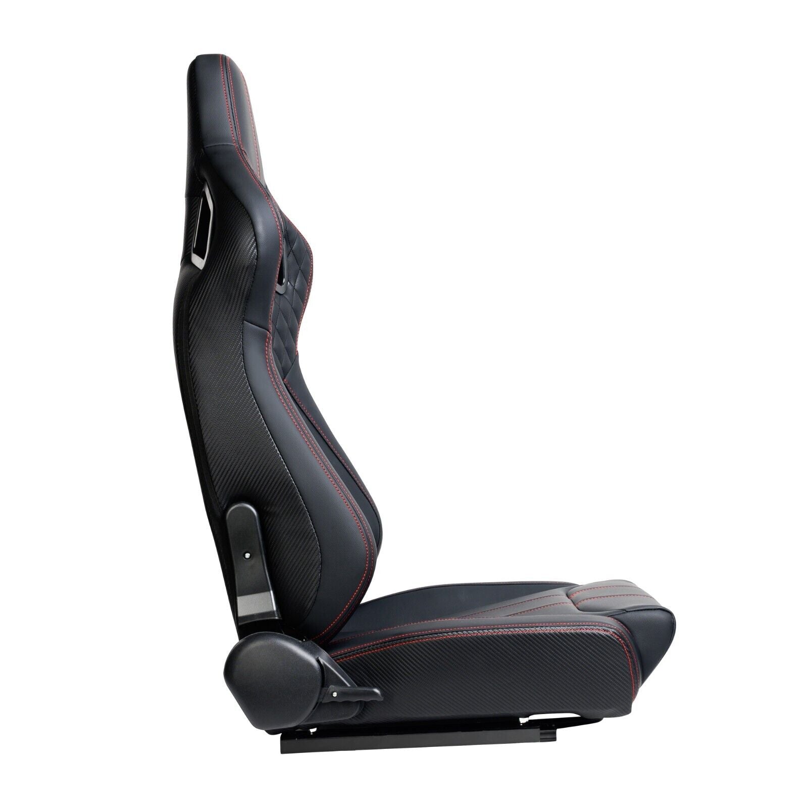 JIABEIR (Manufactured and Dispatched from China) Luxury Black Sports Car / Racing Sim x1 Individual Bucket Seats JBR9005