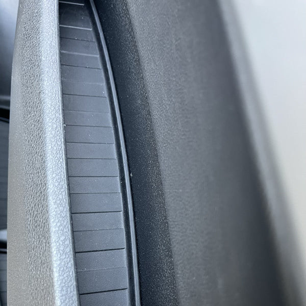 For Citroen Dispatch Door Pocket Rubber Inserts / Mats - Black | Van-X