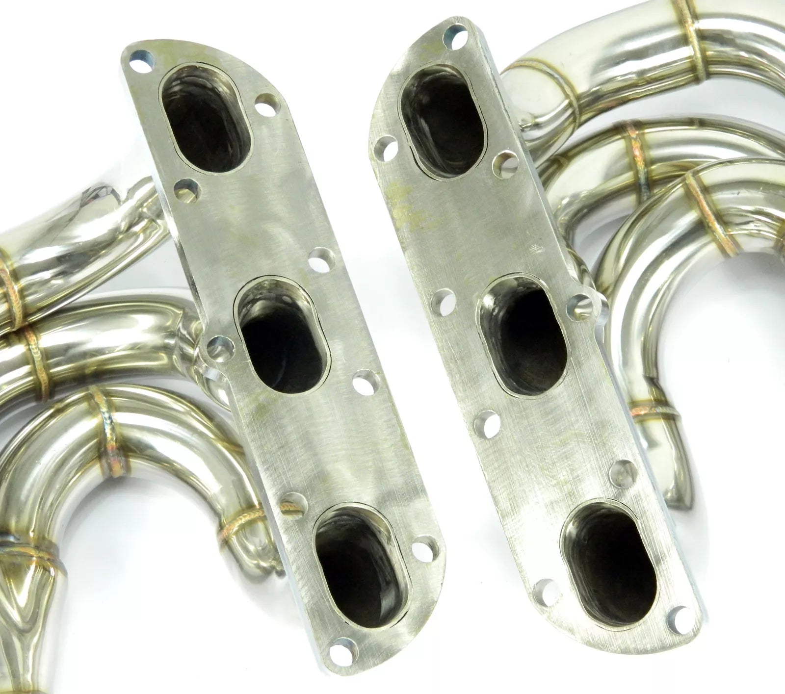 TATECH Exhaust Manifold Turbo Header Fan Header Stainless Steel - Porsche 996 3.6 Turbo + GT2 Biturbo