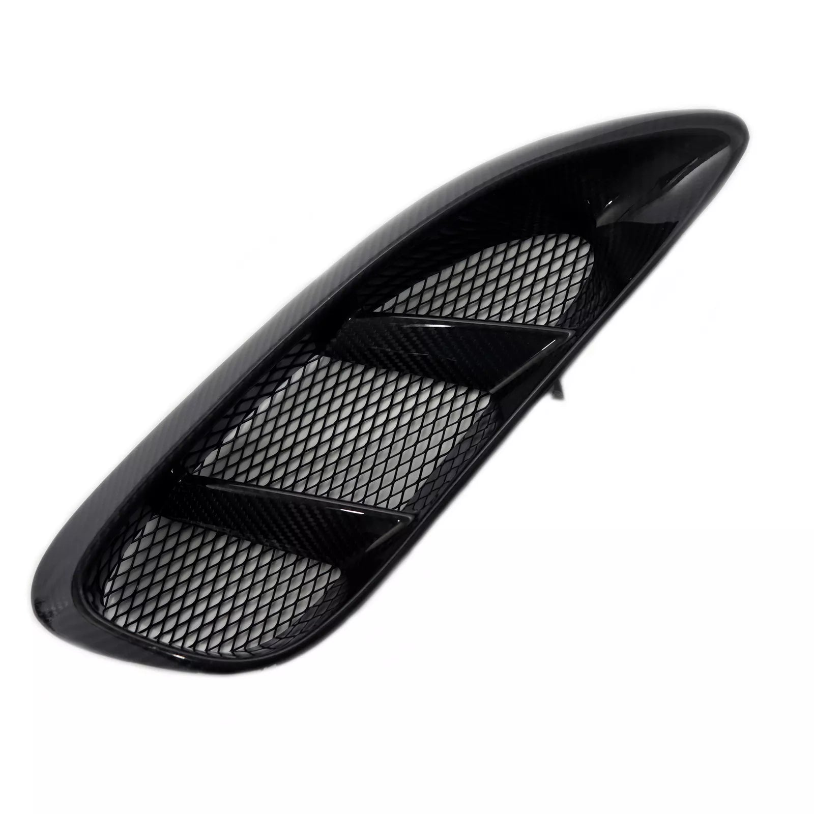 TATECH x2 (1 Pair) Carbon Fibre Design Style Rear Wing Air Vent Scoop Intake Grille for Porsche Boxster 982 987 + Cayman 718 2016-2018