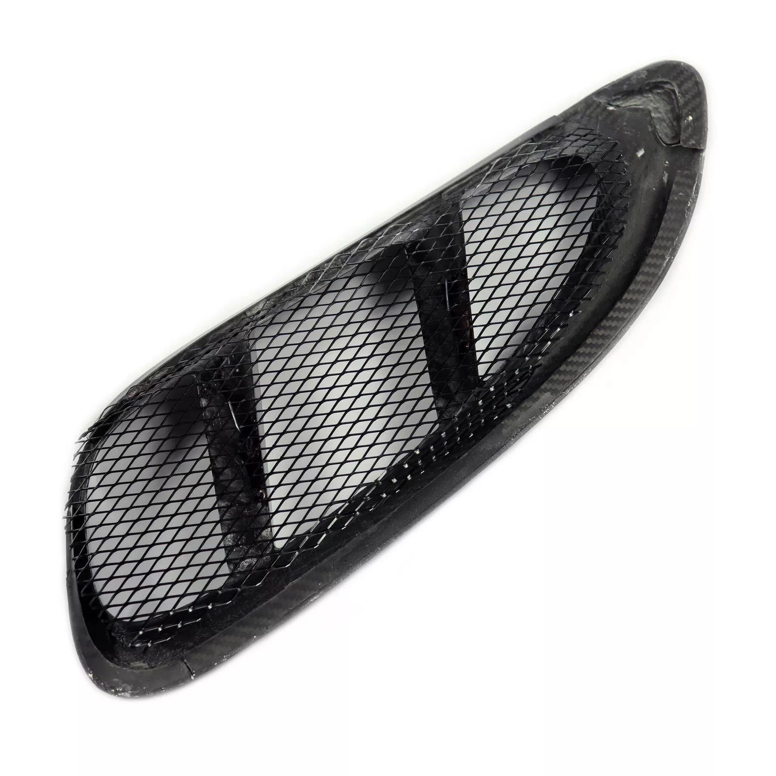 TATECH x2 (1 Pair) Carbon Fibre Design Style Rear Wing Air Vent Scoop Intake Grille for Porsche Boxster 982 987 + Cayman 718 2016-2018