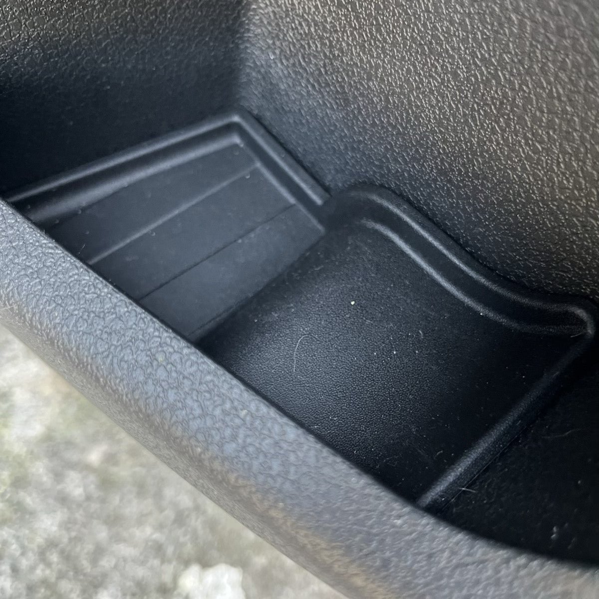 For Fiat Scudo Door Pocket Rubber Inserts / Mats - Black