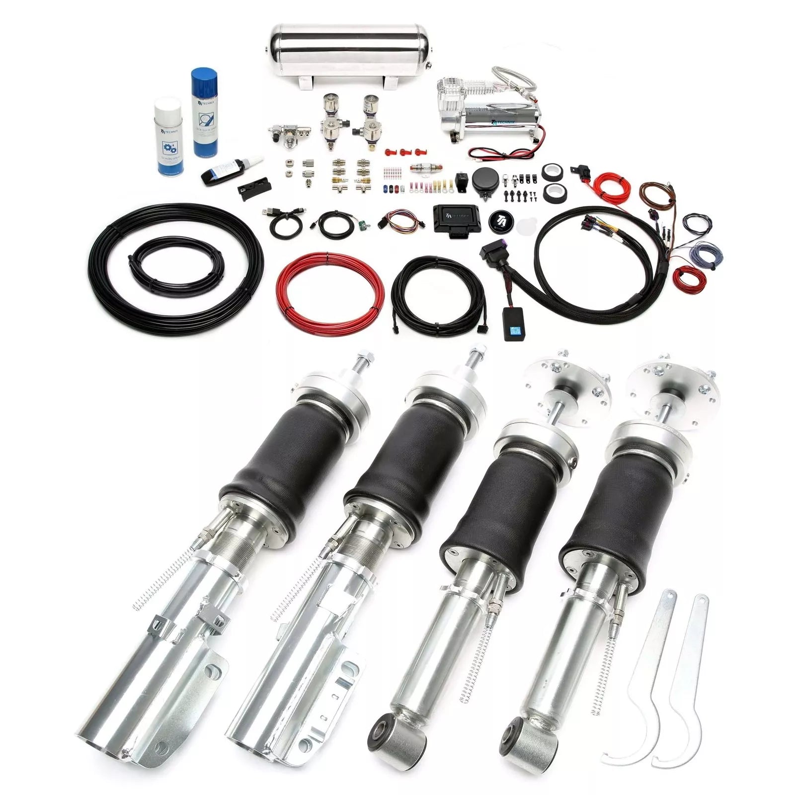 TATECH Airride Air Ride Suspension Full Suspension Kit Lowering Coilovers Alternative - Porsche 911 Turbo + Carrera 4 964 11.5L
