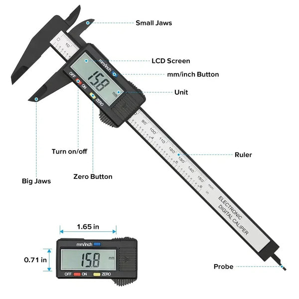 Electronic Digital Mini Caliper 150mm
