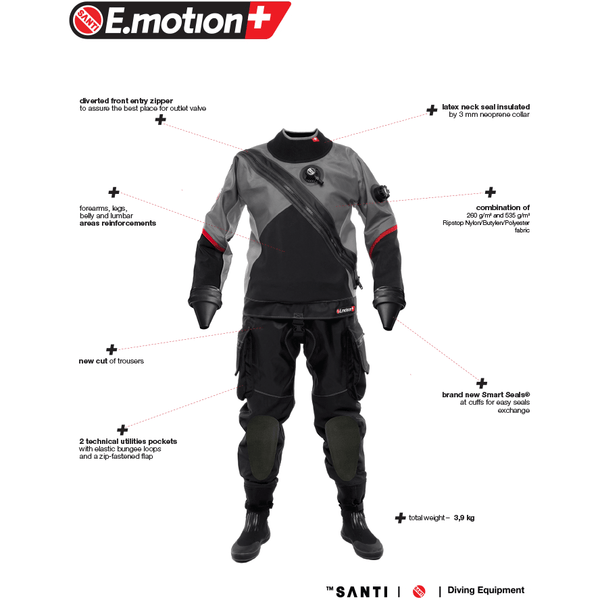 SANTI Emotion + Drysuit