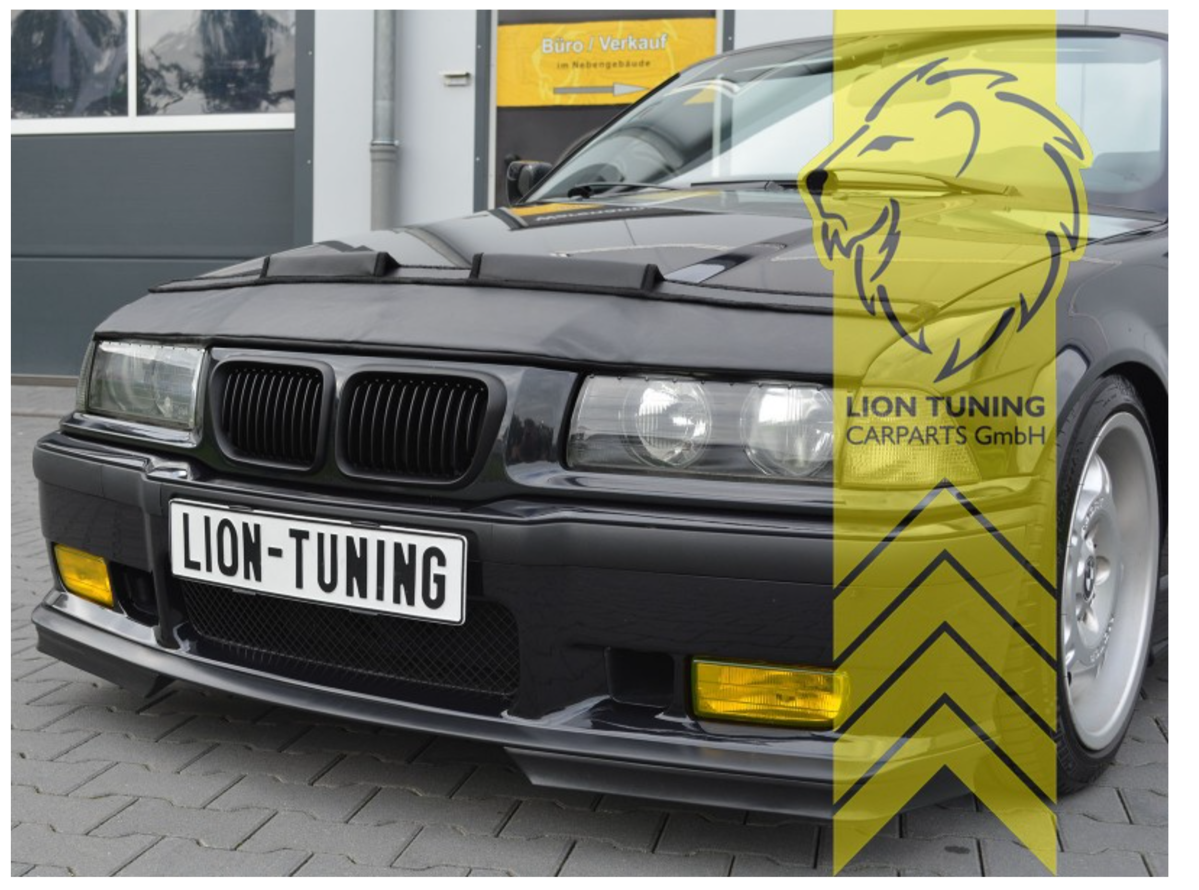 LionTuning New Front bumper front apron BMW E36 Limo Coupe Cabrio M-Sport + M3 Evo