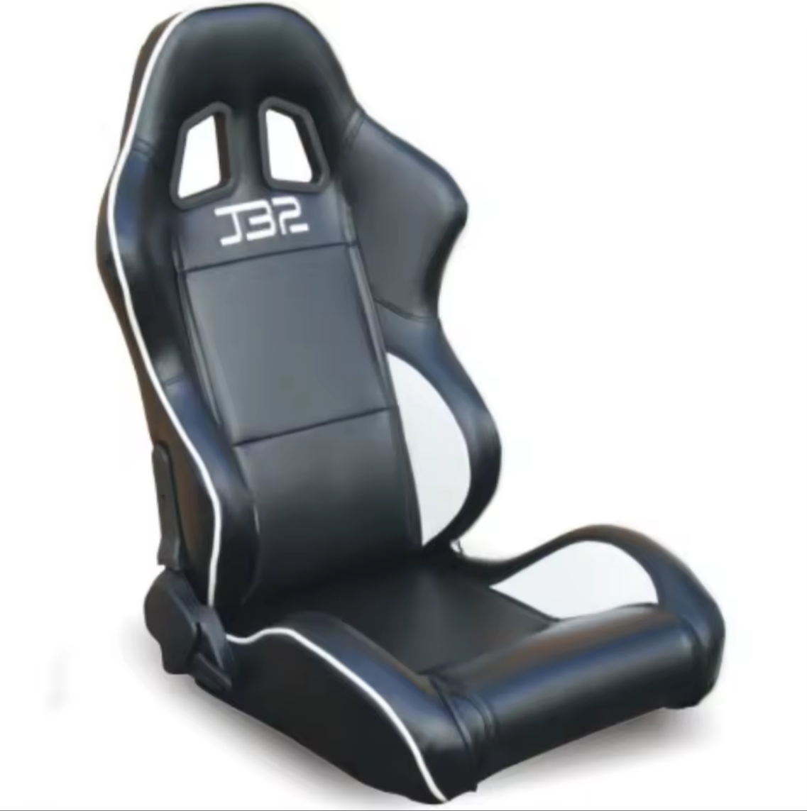 JIABEIR (Manufactured and Dispatched from China) Black Sports Car / Racing Sim x1 Individual Bucket Seats JBR1031