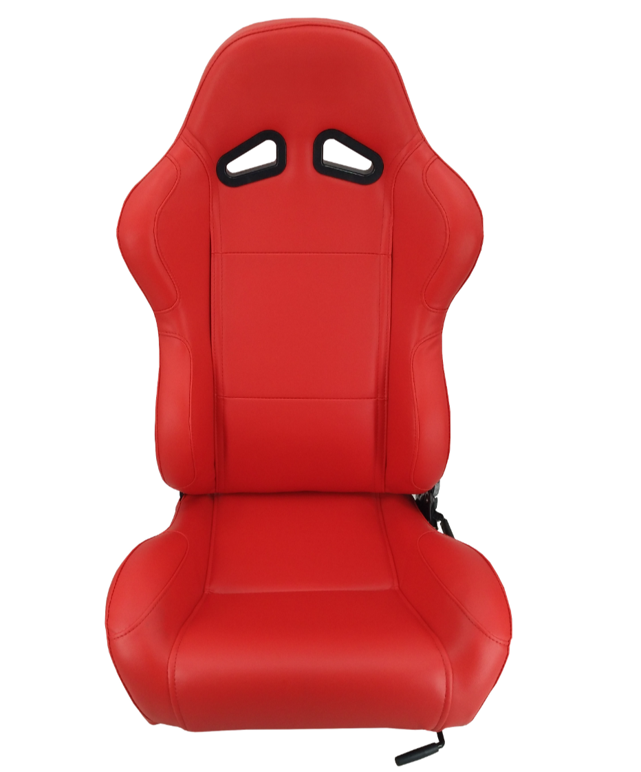 JIABEIR (Manufactured and Dispatched from China) RED Sports Car / Racing Sim x1 Individual Bucket Seats JBR1004