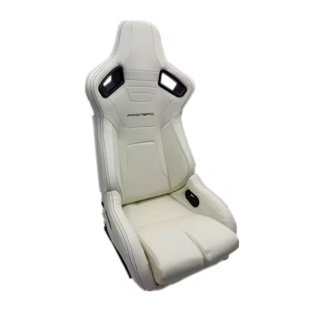 JIABEIR (Manufactured and Dispatched from China) WHITE Sports Car / Racing Sim x1 Individual Bucket Seats JBR1088