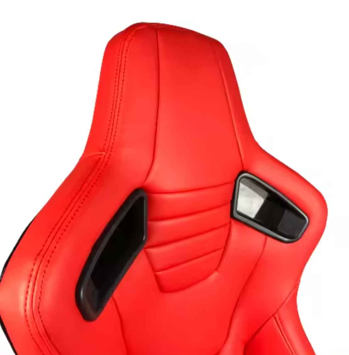 JIABEIR (Manufactured and Dispatched from China) RED LUXE Premium Sports Car / Racing Sim x1 Individual Bucket Seats JBR1088RD