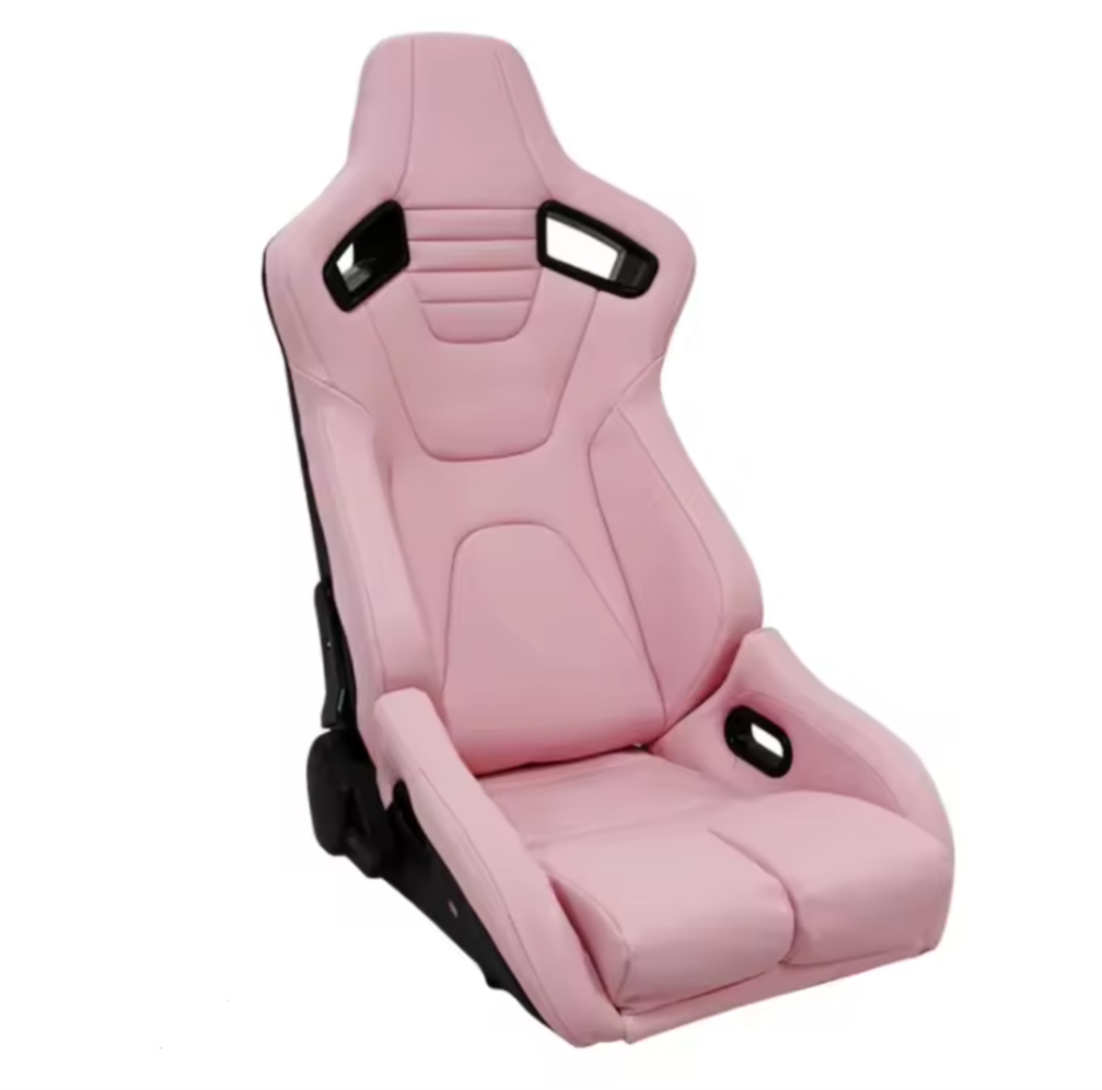 JIABEIR (Manufactured and Dispatched from China) HOT BABY PINK LUXE Premium Sports Car / Racing Sim x1 Individual Bucket Seats JBR1061