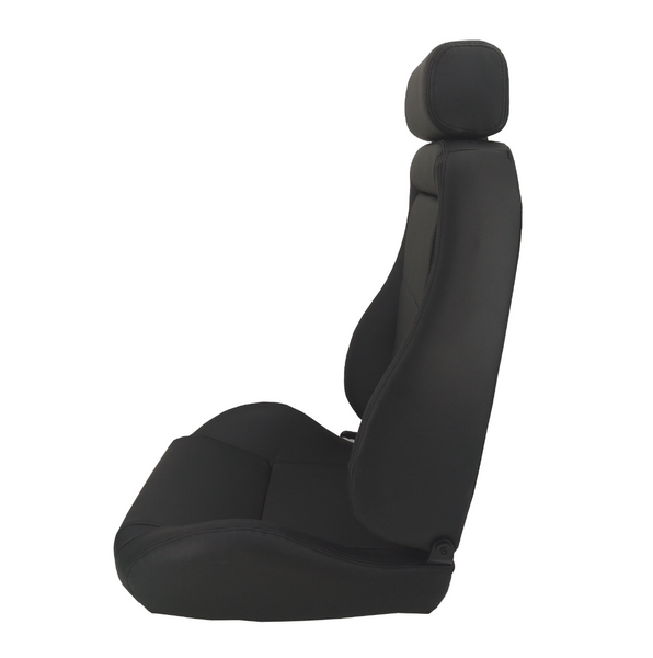 JIABEIR (Manufactured and Dispatched from China) Black / Red / Grey Brown Classic Retro 80's 90's Sports Car / Racing Sim x1 Individual Bucket Seats JBR1081