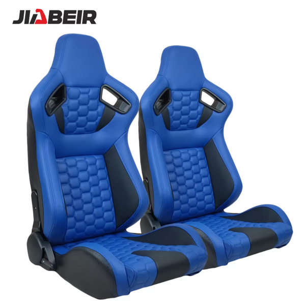 JIABEIR (Manufactured and Dispatched from China) 3D Sport Comfort Black / Blue / Red / Beige Sports Car / Racing Sim x1 Individual Bucket Seats JBR9008