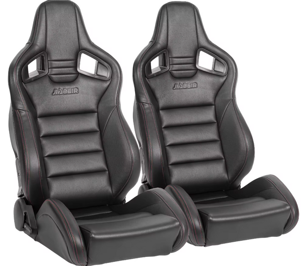 JIABEIR (Manufactured and Dispatched from China) x3 Multi-Colour Style Options Sports Car / Racing Sim x1 Individual Bucket Seats JBR1039RM