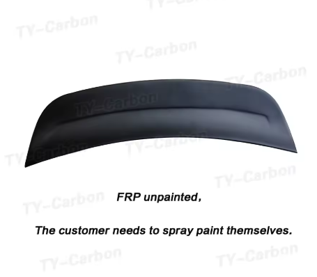 TY Carbon Porsche 987 / 987.1 Cayman 05-12 Rear Trunk Boot Lip Duck Tail Wing Spoiler FRP Unpainted