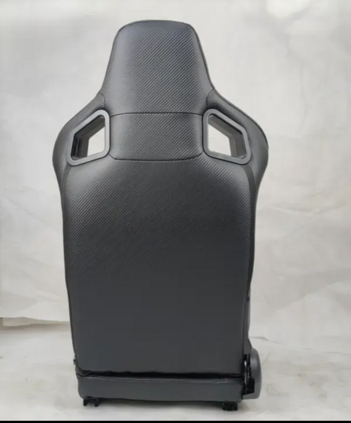 JIABEIR (Manufactured and Dispatched from China) Luxury Black Sports Car / Racing Sim x1 Individual Bucket Seats JBR9005