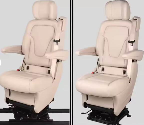 x1 JBR Captains Seat - Van / Camper / RV / Mercedes Benz Vito V 447 class & Metris- Stitch Synth Leather & Textile Car  / Sim Sports Luxury Bucket Seat (Copy)