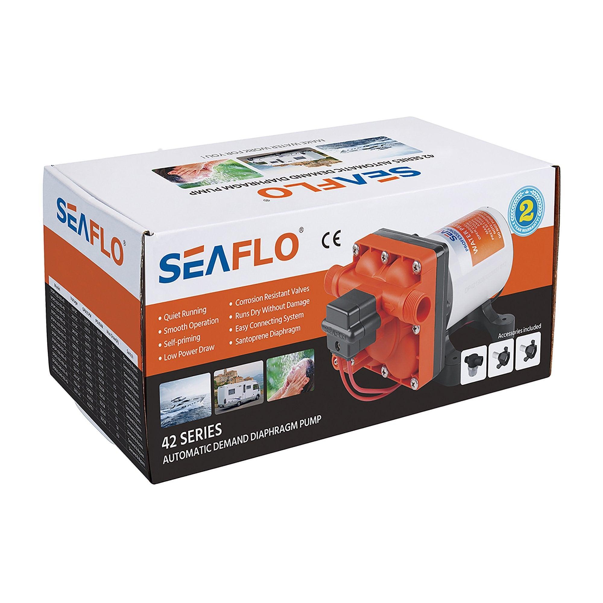SEAFLO Pressure 42 Series 24V 3.0 GPM 55 PSI | 4Boats